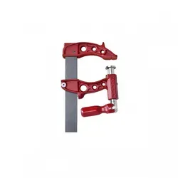 PIHER Einhand-Hochleistungszwinge MAXIPRESS R bis 1000 kg - Schraubstöcke, Schraubzwingen & Spannvorrichtungen – Maximale Druckkraft von 1000 kg, ideal für präzises Arbeiten mit abgewinkelten Werkstücken dank gerillter Klemmbacken.