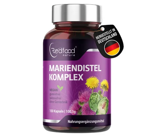 Redfood Mariendistel Komplex Kapseln Kapseln, 1 er 150,00 St., 100,5 g