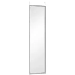MIRRORS AND MORE Dekospiegel RIA - Wandspiegel in Grau - Dekospiegel, rechteckig mit Türaufhängung, ideal für jeden Raum und pflegeleicht, Maße: 30x120 cm.