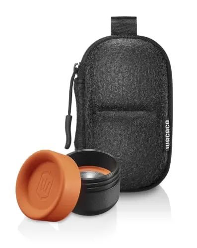 WACACO Minipresso GR2 Baskets Set, Zubehör für Minipresso GR2, enthält 2 zusätzliche Filterkörbe und Schutzhülle für die Filterkörbe