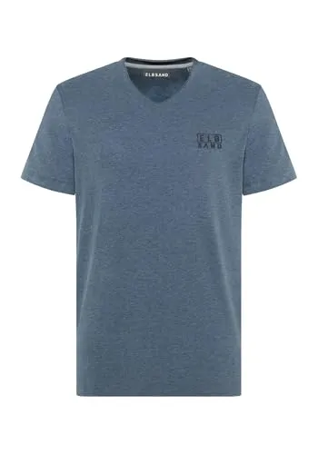 Elbsand Ingvar Herren T-Shirt, V-Ausschnitt, normal geschnitten