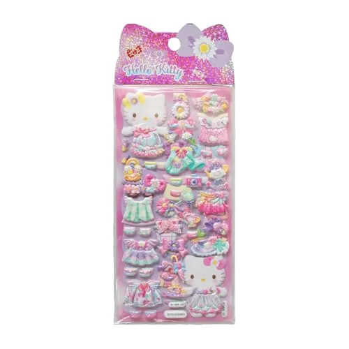 Hello Kitty Puffy Sticker Comansi