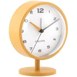 Karlsson Wecker Brisk Dome Alarm Clock in Ocker-Gelb - Stylischer Wecker mit sanftem Alarmton, modernes Design in Ocker-Gelb, ideal für einen entspannten Start in den Tag.