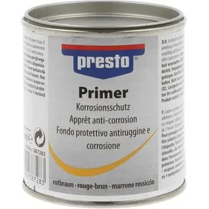 Presto Korrosionsschutz 387283, Primer Rostschutz, Haftgrund, überlackierbar, Dose, rotbraun, 200ml