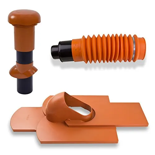 Klöber Set2 Dachentlüftung DN100 rot Biberschwanz von Stabilo Sanitär