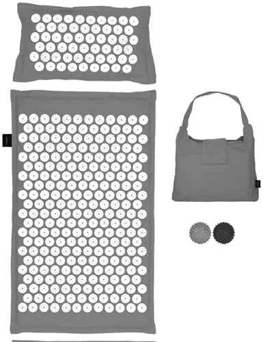 LifeGoods ECO Akupressurmatte Mit Kissen