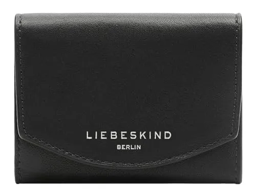 Liebeskind Berlin Sadie Naplack Louisa Purse S - Elegante Damen-Geldbörse in Schwarz - Damen-Geldbörsen, kompakte Größe und stilvolles Design für den perfekten Begleiter im Alltag.