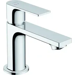 hansgrohe Rebris E Einhebel-Waschtischarmatur 80 CoolStart - Waschtischarmaturen mit einstellbarer Temperaturbegrenzung, ideal auch für Durchlauferhitzer geeignet, sorgt für sicheren Wasserkomfort