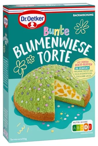 Dr. Oetker Bunte Blumenwiese-Torte Backmischung 337g