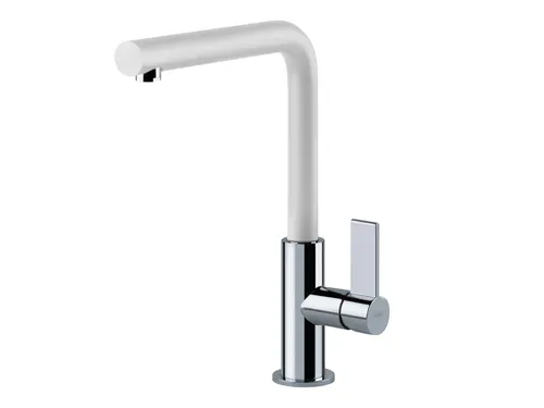 Franke Neptun-Evo Hochdruckarmatur in Chrom/Weiß von Franke