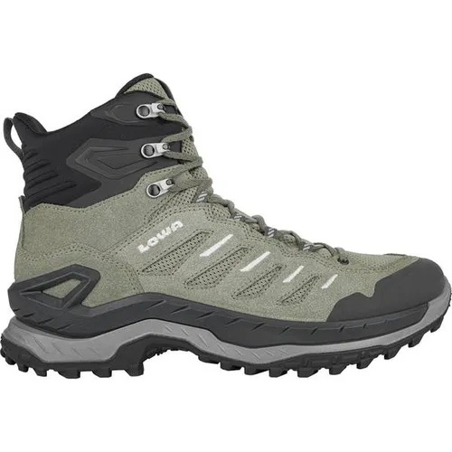 Lowa Innovo Mid Herren Hiking-Schuh, 42.5 EU - Wanderschuhe mit atmungsaktiver LOWA DYNAPU Zwischensohle und stabilisierendem SUPPORT FRAME für optimalen Komfort und Unterstützung beim Hiking.
