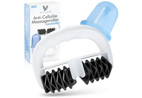 Villkin Massageroller,Anti-Cellulite Massageroller, Faszien Roller + Cellulite Cup, 2-tlg., 1x Anti-Cellulite Massageroller, 1x Cellulite-Cup, inklusive Cellulite Cup