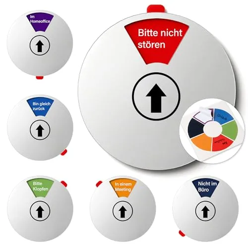 Büro Türschild 6 Optionen