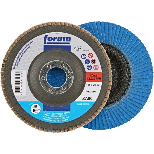 Forum Fächerschleifscheibe 125mm, gewölbt, ZK 60 , 4233903216