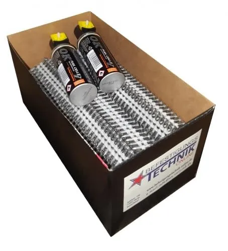 20° Haftennägel 2,8x32mm Ring rostfrei für Tjep HA35 und Paslode IM200/32 - Rostfreie Haftennägel 20° für präzises Nageln, ideal für den Einsatz mit Tjep HA35 und Paslode IM200/32 Haftennagler.