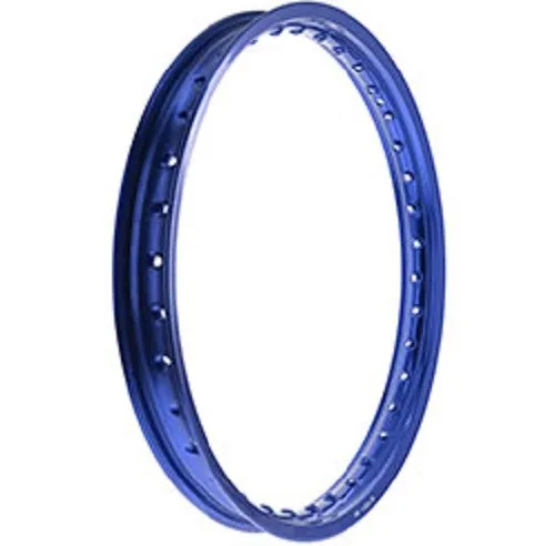 Alufelge 1,60x19 - 36 Loch - blau eloxiert und poliert - S53OR, S83OR