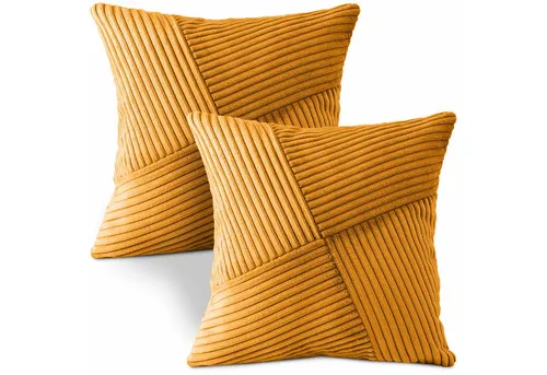 Amilian Kissenbezüge - 2er Set Kissenhüllen - Kissenbezug - Zierkissenbezüge, (2 Stück), 40x40 cm, Kissenhülle für Sofakissen, Dekokissen, Zierkissen, Kissen