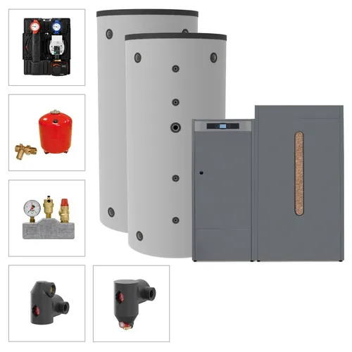 Solarbayer Pelletkesselset PLT-AC 35-1B 35kW