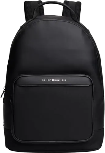 Tommy Hilfiger TH Foundation Daypack mit Laptopfach in schwarz von Tommy Hilfiger