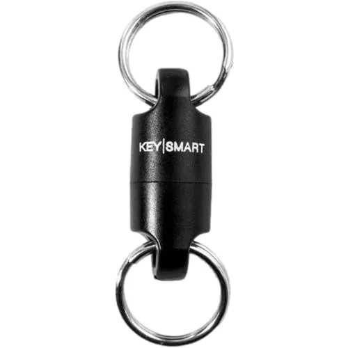 KeySmart MagConnect Magnetischer Schlüsselanhänger Schnelle Verbindung Schwarz