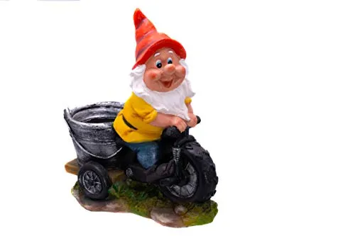 Birendy Figur, Zwerg, Gartenzwerg Gartenwichtel Deko Zwerg, Wichtel