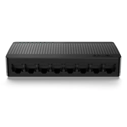 Tenda SG108 Netzwerk Switch 8 Port Gigabit LAN Switch - Switch mit 8 Gigabit-Ports, Plug-and-Play und lüfterlosem Design für geräuscharmen Betrieb – ideal zur Erweiterung Ihres Netzwerks.
