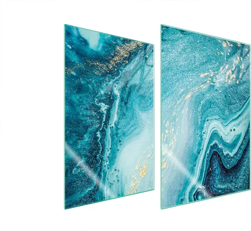 Glasschutzplatte Für Küche 2X35X52 Marmor