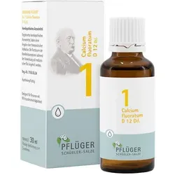 Biochemie Pflüger 1 Calcium fluor.D 12 Tropfen