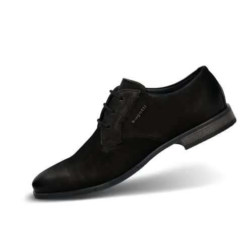 bugatti man Business Lace Shoe Black, 44 - Elegante Herren-Schnürhalbschuhe, ideal für Business-Anlässe, mit hochwertiger Verarbeitung und zeitlosem Design.