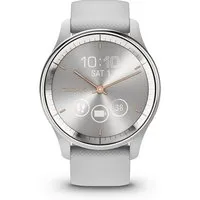 Garmin VIVOMOVE TREND Aktivitätstracker hellgrau - Wearables mit 1 Zoll LCD Display, bis zu 6 Tage Akkulaufzeit, Bezahlfunktion und umfassender Gesundheitsüberwachung. Ideal für einen aktiven Lebensstil!