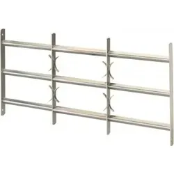 GAH-Alberts 553593 Fenstergitter Amsterdam, ausziehbar, 300 x 700-1050 mm