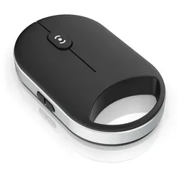 CSL Mini kabellose Bluetooth & 2,4GHz Maus für Rechtshänder & Linkshänder - Die ultrakompakte CSL Mini Maus verbindet sich mühelos via Bluetooth oder 2,4 GHz mit zwei Geräten. Ideal für mobiles Arbeiten, bietet sie präzise Steuerung, leise Bedienung und ein intelligentes Energiesparsystem.