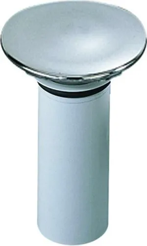 Dallmer Abdeckhaube TELOS mit Standrohr, verchromt - Badkeramik-Zubehör mit hochschlagfestem Standrohr aus Polypropylen und langlebiger ABS-Abdeckhaube – ideal für eine stilvolle und funktionale Badezimmergestaltung.