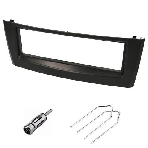 Auto Radio Blende SET 2 DIN FIAT Grande Punto 199 2005-2009 Antenne Adapter sw