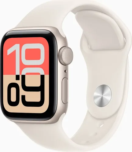 Apple Watch SE 3 40 mm mit Polarstern Sportarmband von Apple