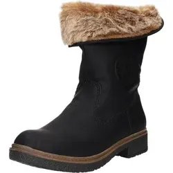 Rieker Damen Winterstiefel Z5054 - Wanderschuhe, gefütterte Winterstiefel mit Blockabsatz, ideal für kalte Tage und angenehmen Tragekomfort.