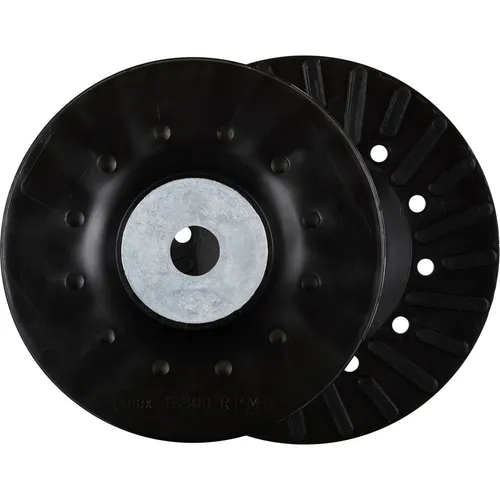 Rhodius Stützteller RH TURBO Ø 115 mm - Zubehör für Elektrowerkzeug, ideal für aggressives Schleifen mit maximaler Druckfestigkeit und optimierter Wärmeabfuhr.