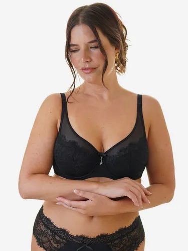 SugarShape SENSLA Full-Cup-BH - Wattierter BH mit Mesh und Spitze für einen eleganten Look. Der V-förmige Ausschnitt betont das Dekolleté und sorgt für Tragekomfort im Alltag.