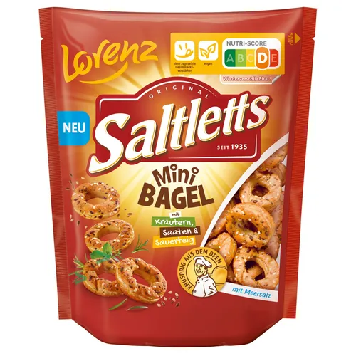 Lorenz Cracker Saltletts Mini Bagel, 100g