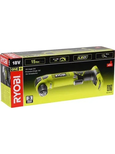 Ryobi Winkelbohrmaschine RAD1801M ONE+, Akku, 18V von Ryobi