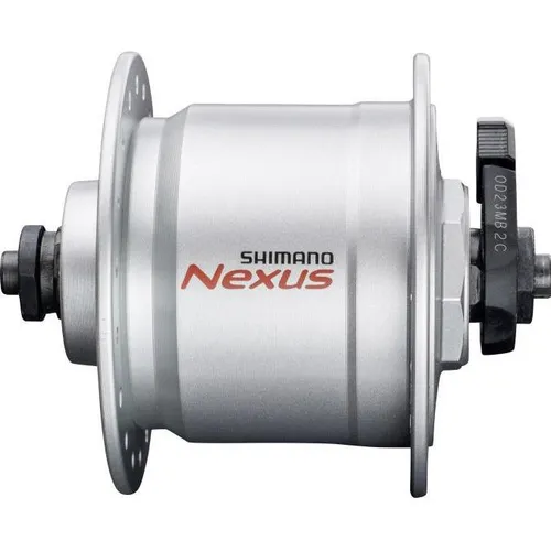 Shimano Nabendynamo DH-C3000-3N - Effizienter Strom für Ihre Beleuchtung - Freilauf Nabendynamo mit hoher Effizienz für zuverlässige Beleuchtung, ideal für Radfahrer, die auf Sicherheit und Sichtbarkeit setzen.
