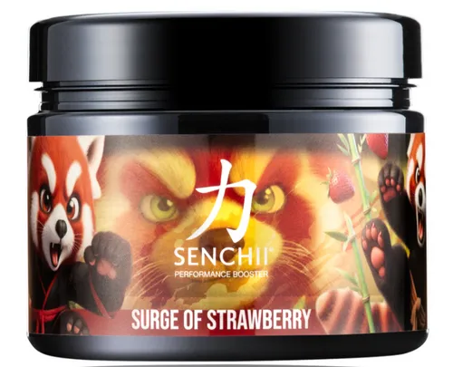 SENCHII Surge of Strawberry, Energy-Drink für Gamer (Erdbeere-Guave)