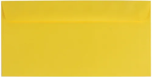 Stylex Schreibwaren Briefumschlag 100 farbige Briefumschläge / Din lang / Farbe: gelb