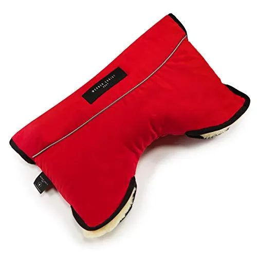 Kinderwagen-Muff aus Lammfell von WERNER CHRIST BABY in rot von Christ