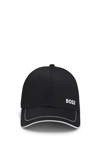 BOSS Herren Cap-1 - Baumwoll-Twill Cap mit Logo-Stickerei - Baseball Caps für Herren, stylisches Design mit verstellbarem Verschluss und hochwertiger Logo-Stickerei für optimalen Tragekomfort.
