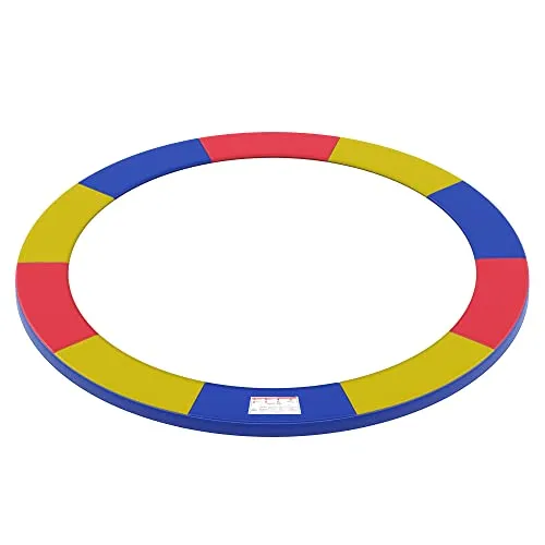 SONGMICS Trampolin Schutzkissen, Ersatz-Sicherheitskissen, Durchmesser 366 cm, Breite 30 cm, UV-beständig, reißfest, Randschutz, Mehrfarbig STP12RY