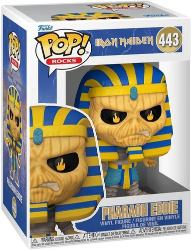 Funko Actionfigur Iron Maiden POP! Rocks Vinyl Figur Pharoah 9 cm, (1-tlg), detailreiche Figur aus Vinyl