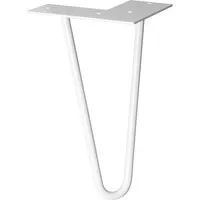 Wagner Möbelbein Hairpin Länge 200 mm Light Grey