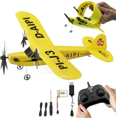 Jamara J3-CUB Flugzeug Gyro 2CH 2,4GHz - RC-Modelle: Stabiler Gyro für präzises Fliegen und einfache Steuerung, ideal für Einsteiger und Hobby-Piloten.