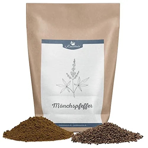 Krauterie Mönchspfeffer Hund, Einzelfuttermittel für Hunde (100 g), Mönchspfeffer Ganz in Spitzenqualität